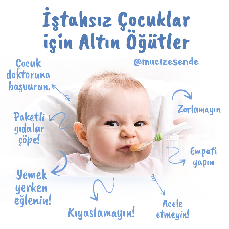 İştahsız Çocuklar İçin Altın Öğütler